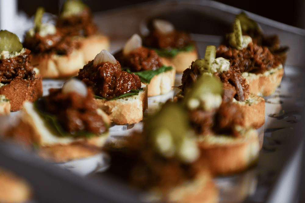 Catering y bebidas con menú para niños